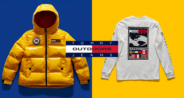 tommy jeans outdoors collection