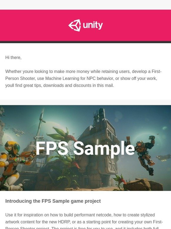 how to download unity fps sample