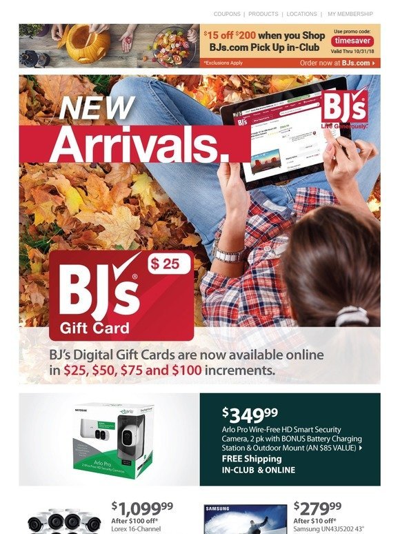 BJs Wholesale Club New arrivals to it's like online trick or