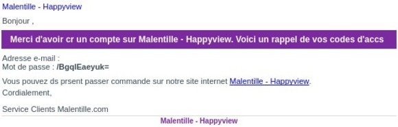 Bienvenue !