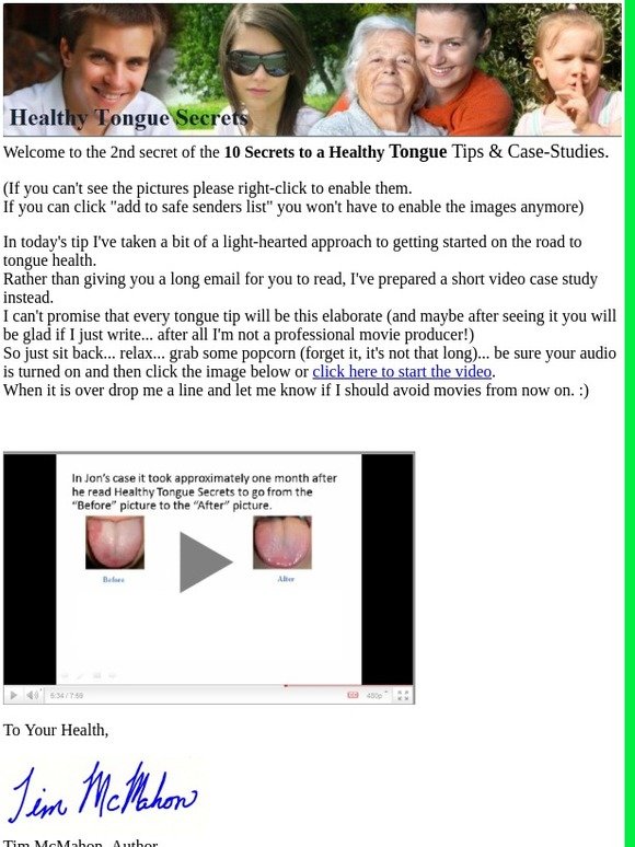 Healthy Tongue Secrets- #2 Juice It Up