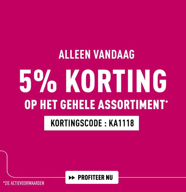 5% korting!