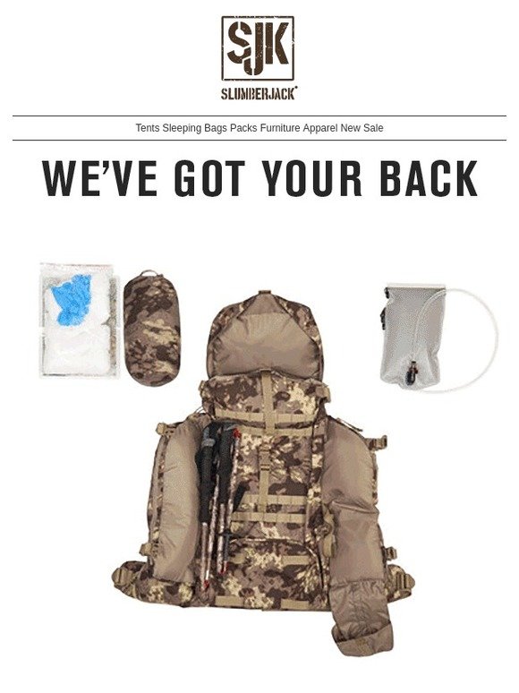 slumberjack deadfall 65 pack