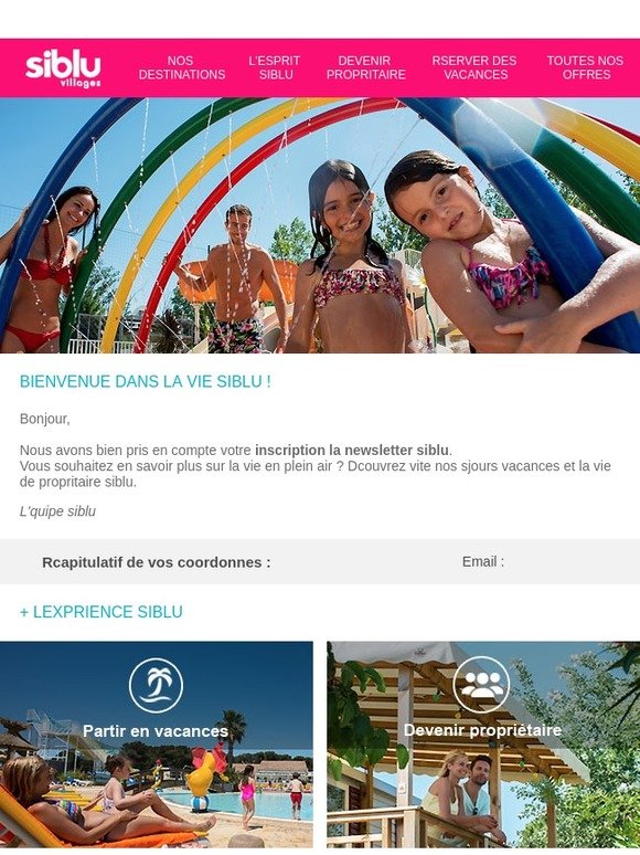 Merci, votre inscription est validée.