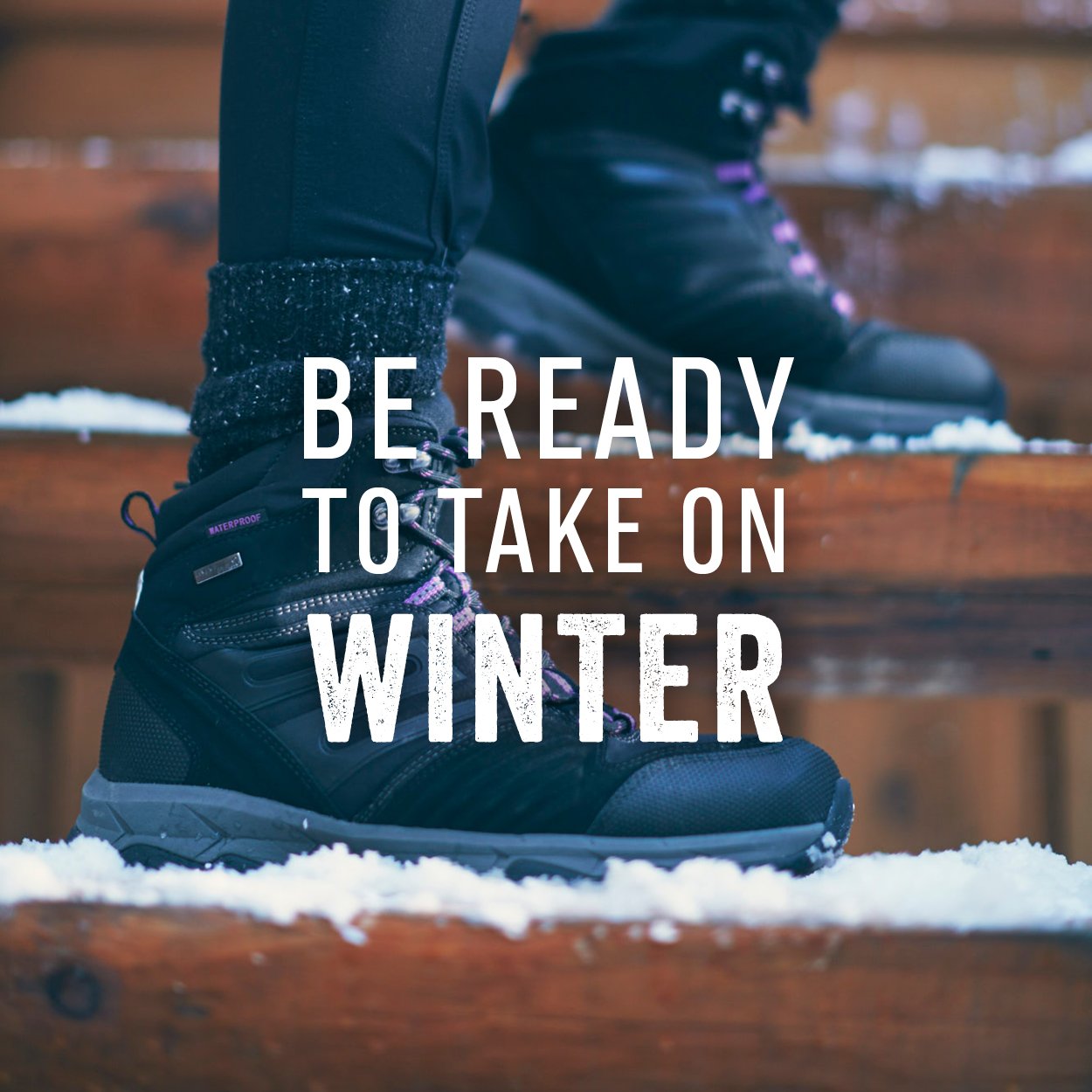 WindRiver WindRiver Men's Peak III IceFX T-Max Heat Waterproof Winter Boots  - Black
