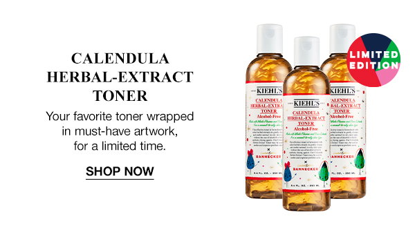 CALENDULA HERBAL-EXTRACT TONER - Your favorite toner wrapped in must-have artwork, for a limited time. - SHOP NOW
