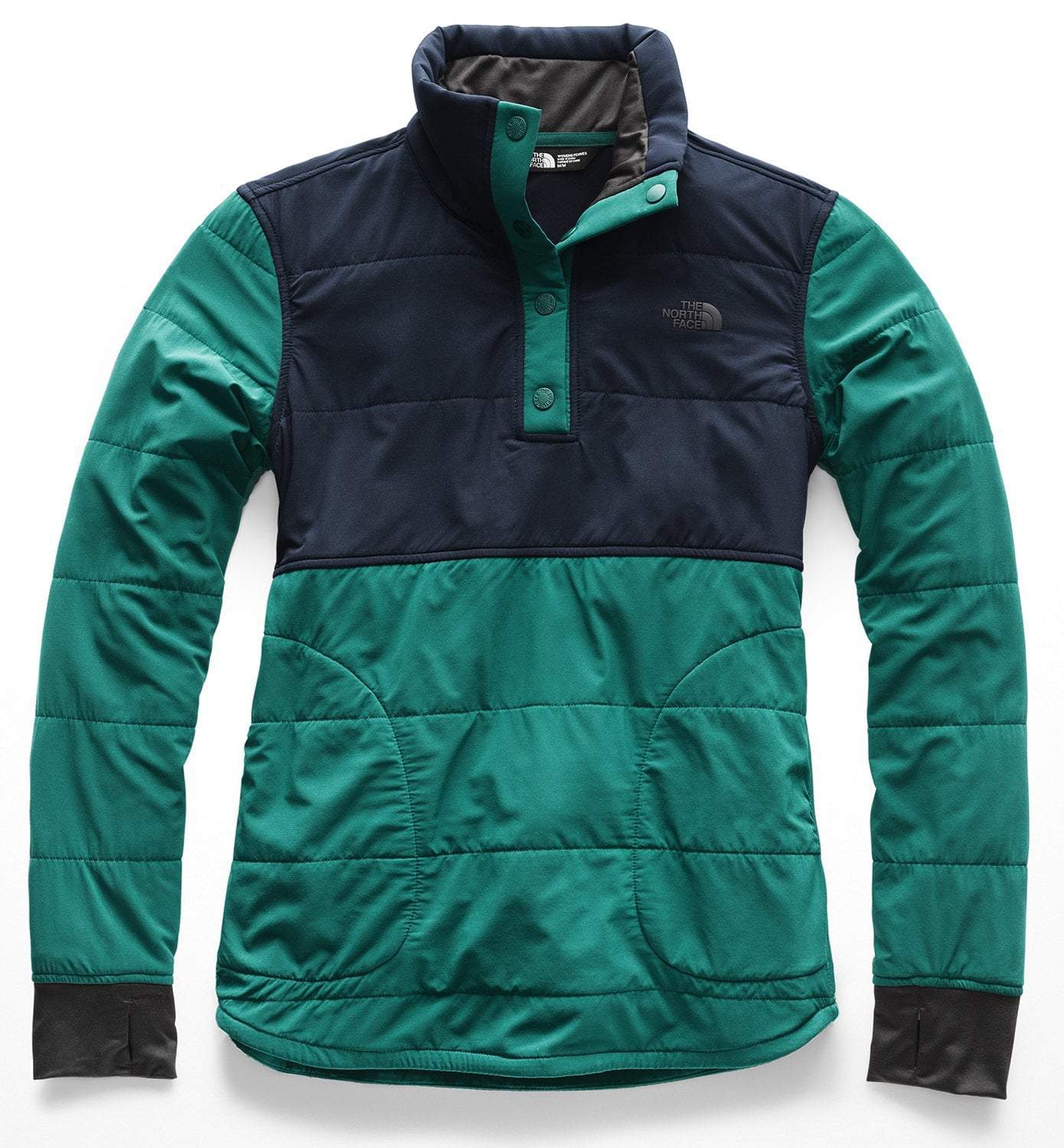 north face sweatshirt green