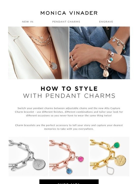 Monica Vinader: How to style your pendant charms | Milled