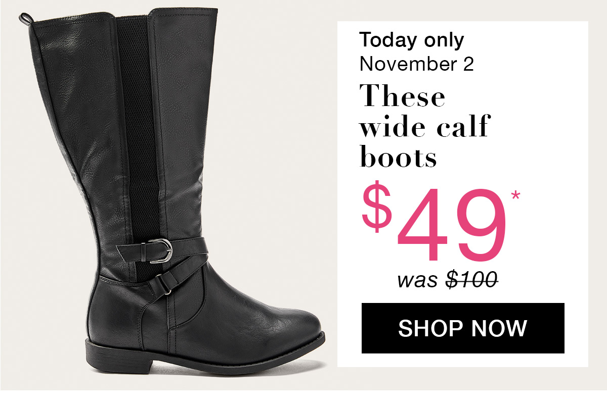 penningtons wide calf boots