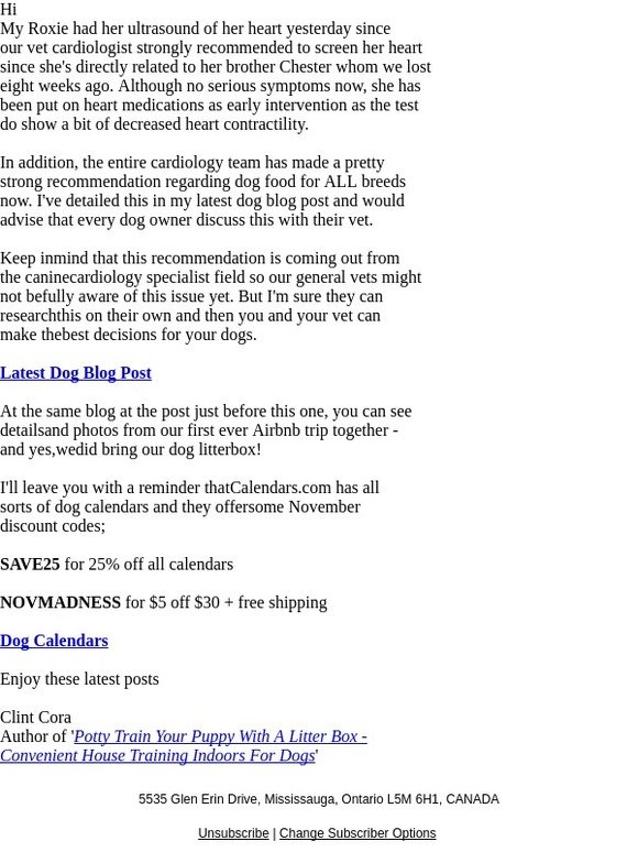Vet Cardiologist Recommendation On Dog Food