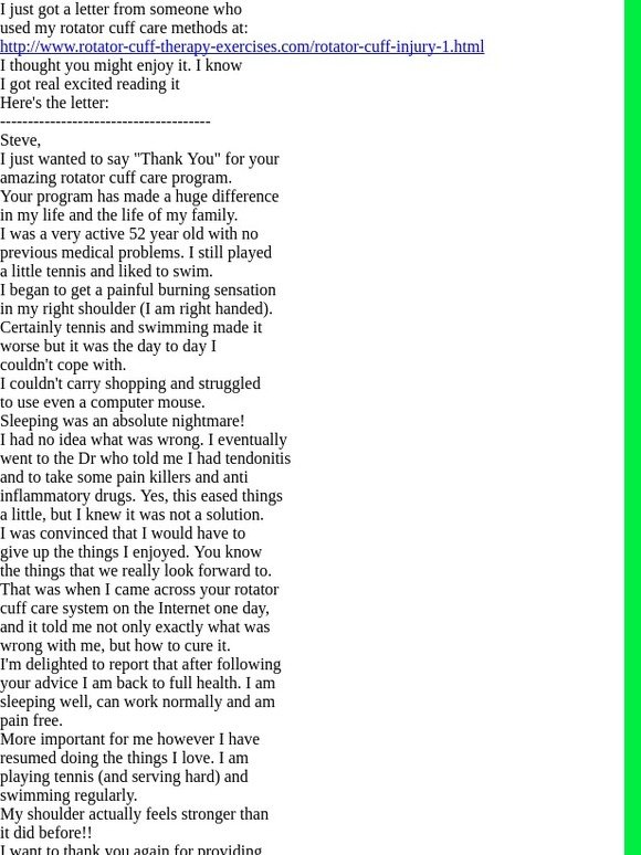 How I gave Kay her life back!