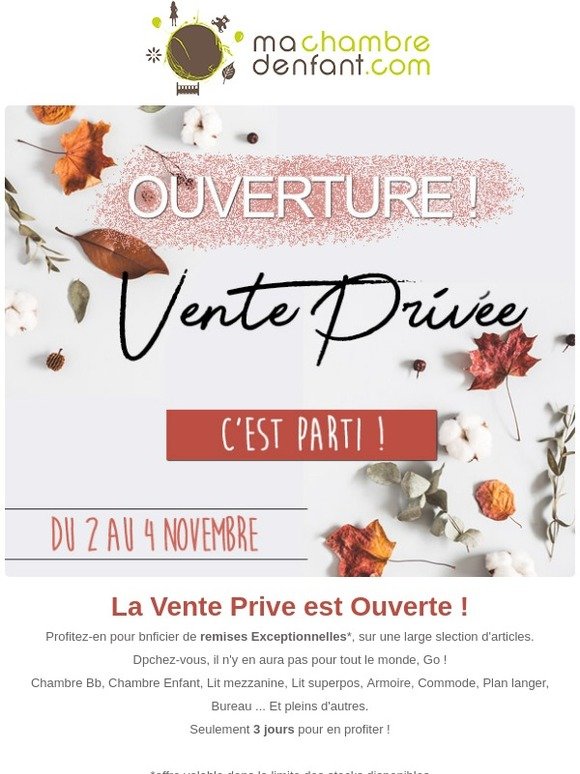 Machambredenfant La Vente Privee C Est Parti Milled