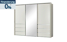 Schwebetürenschrank 3-türig Mitta