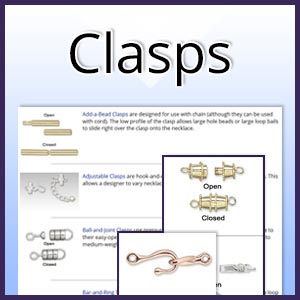 Jewelry Making Article - All About Clasps: A Clasp Style Guide and Easy  Reference Chart - Fire Mountain Gems and Beads