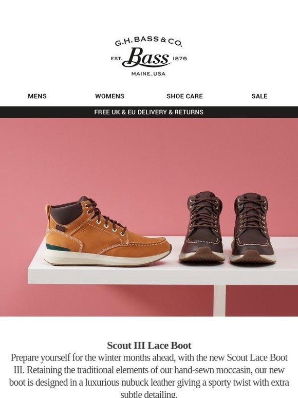 GH Bass: Introducing our new sporty boot | Milled