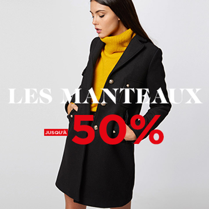 LES MANTEAUX MORGAN MANIA -50%
