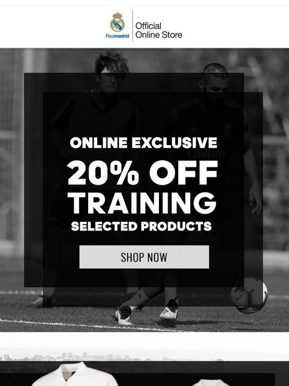 Real Madrid Shop: LAST CHANCE ! ߕ� 20% Off Training - Milled