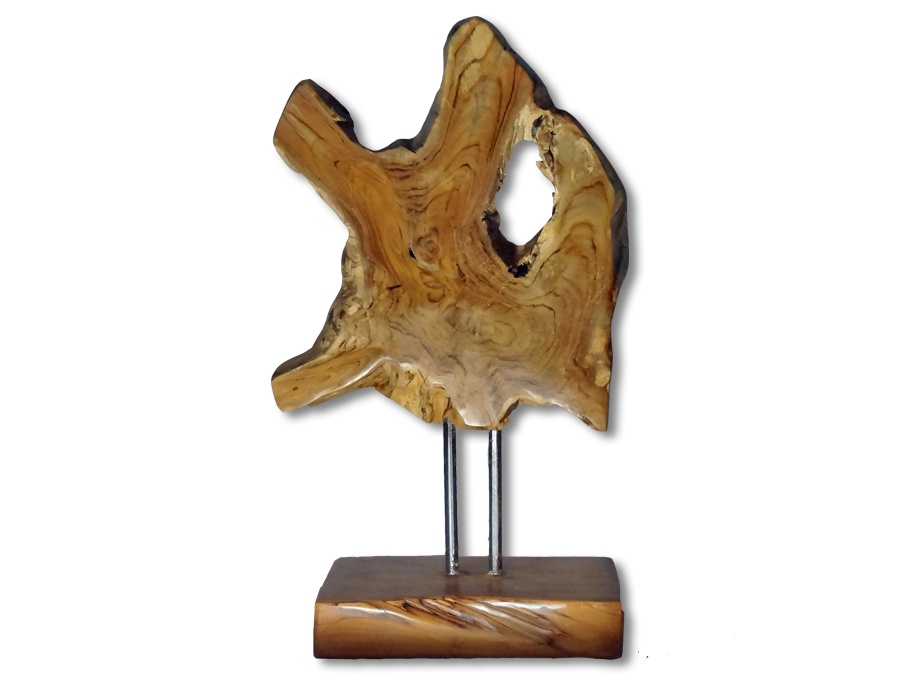 Wurzelholz Skulptur 53cm