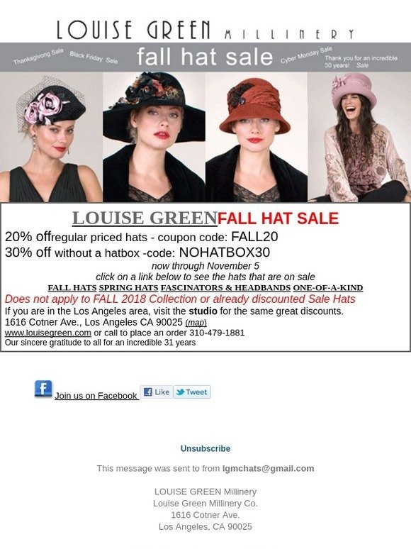 Louise Green: LOUISE GREEN hat