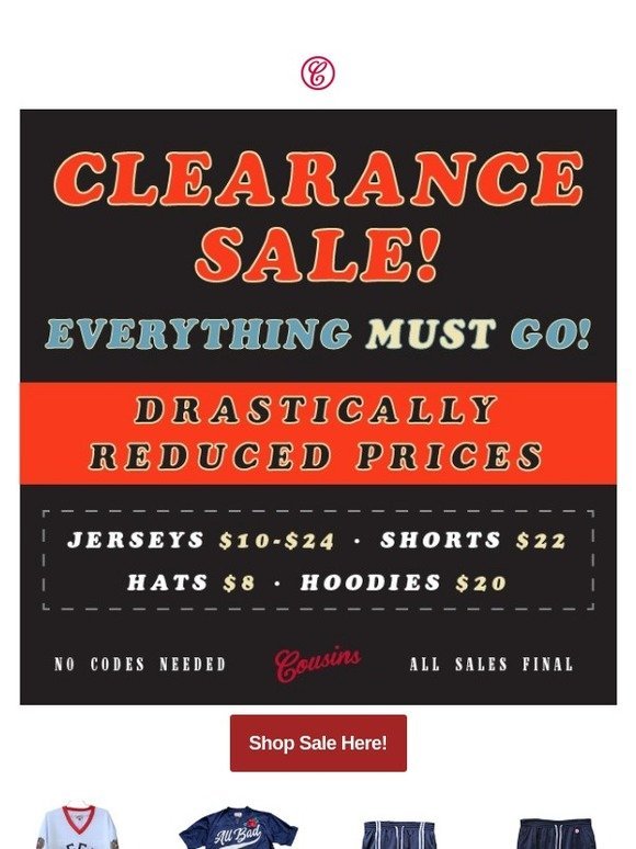 Final Sale Everything Must Go