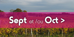 Vous partez en Septembre 