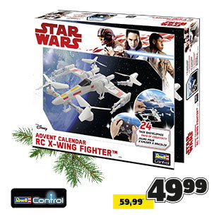 Revell Control Star Wars X-Wing Fighter Calendar 49,99 instead of 59,99