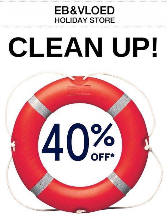 CLEAN UP!