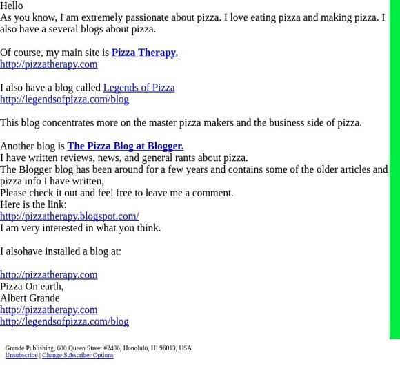 Your Pizza Reviews....