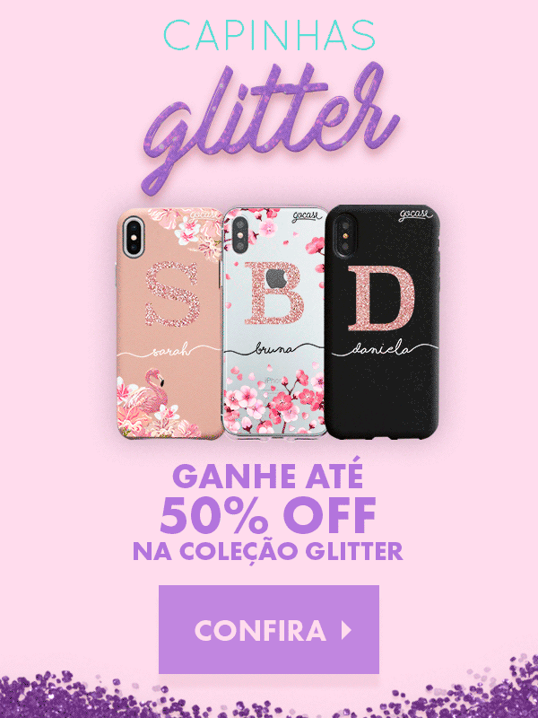 Gocase : Seu nome + Glitter \u003d Par perfeito | Milled