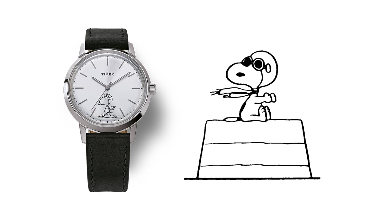 timex marlin snoopy automatic