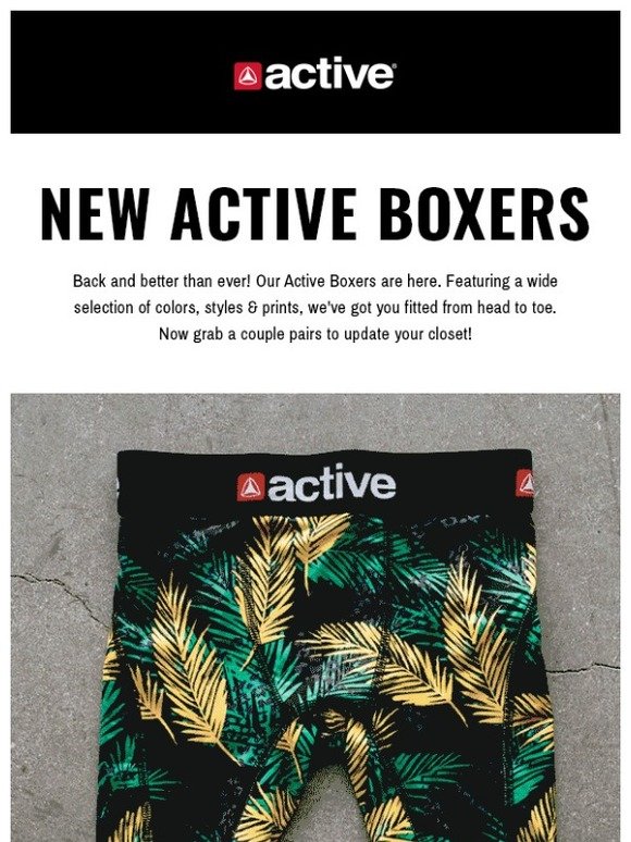 Active Ride Shop Introducing The AllNew Active Boxers 💯 Milled