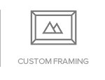 Frame your items with our customized framing department