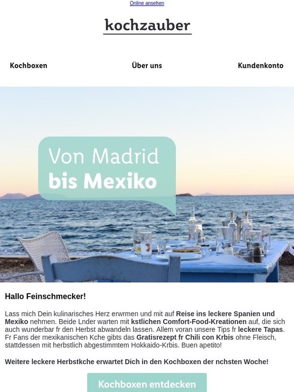 Entdecke die geschmackliche Fiesta auf Deinem Teller! ☀