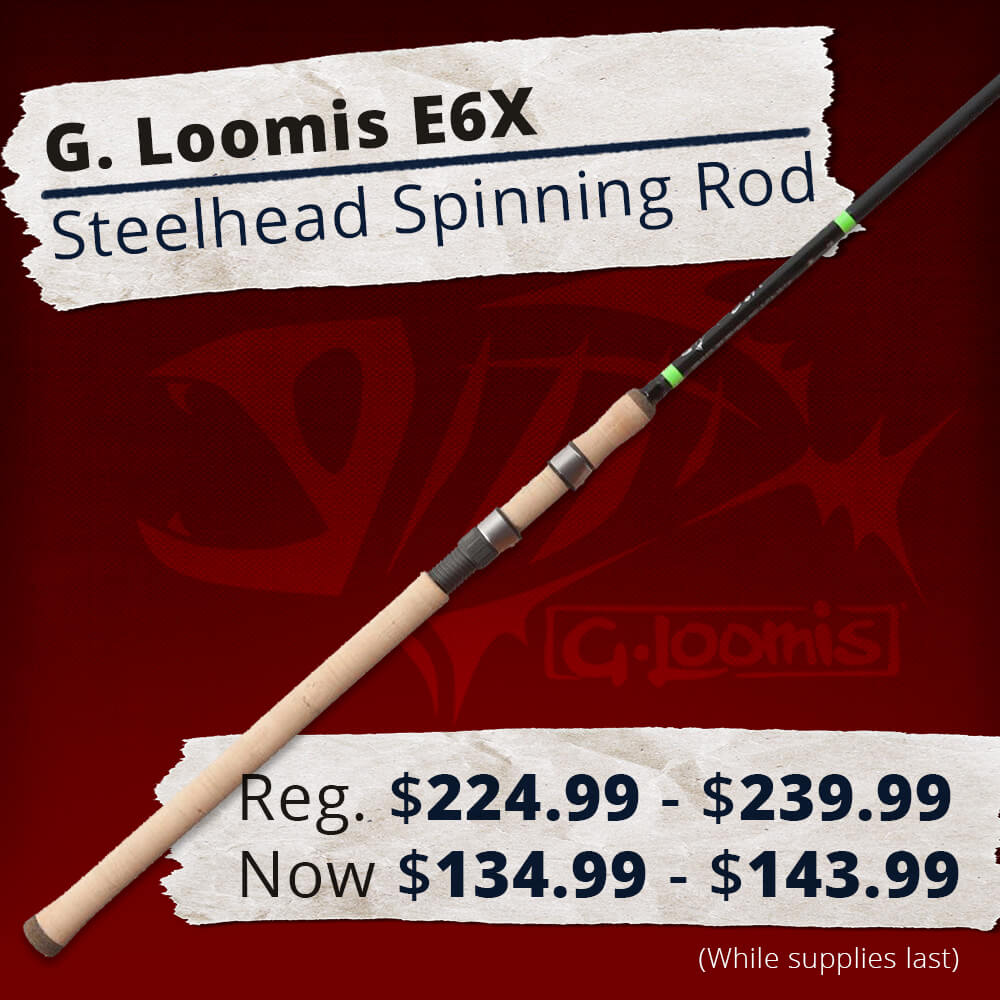 g loomis e6x steelhead casting