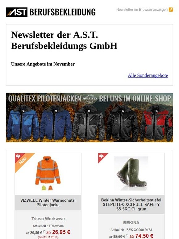 Newsletter November 2018