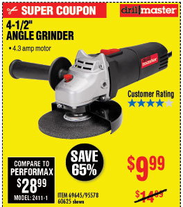 4-1/2 in. 4.3 Amp Angle Grinder