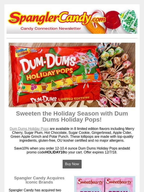 Save on Dum Dums Holiday Pops!