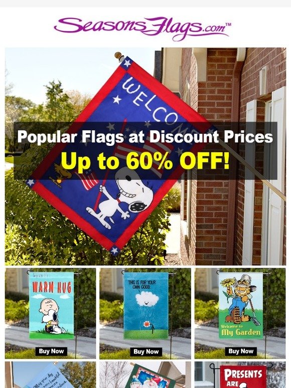 Popular Flags at Discount Prices!