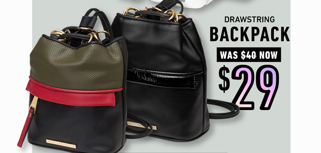 quay australia drawstring backpack