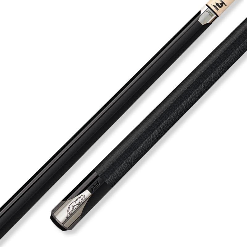 Image of Predator P3 Black American Pool Cue With Leather Luxe Wrap
