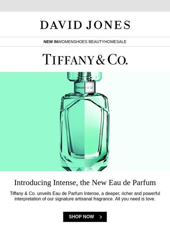 tiffany and co perfume david jones