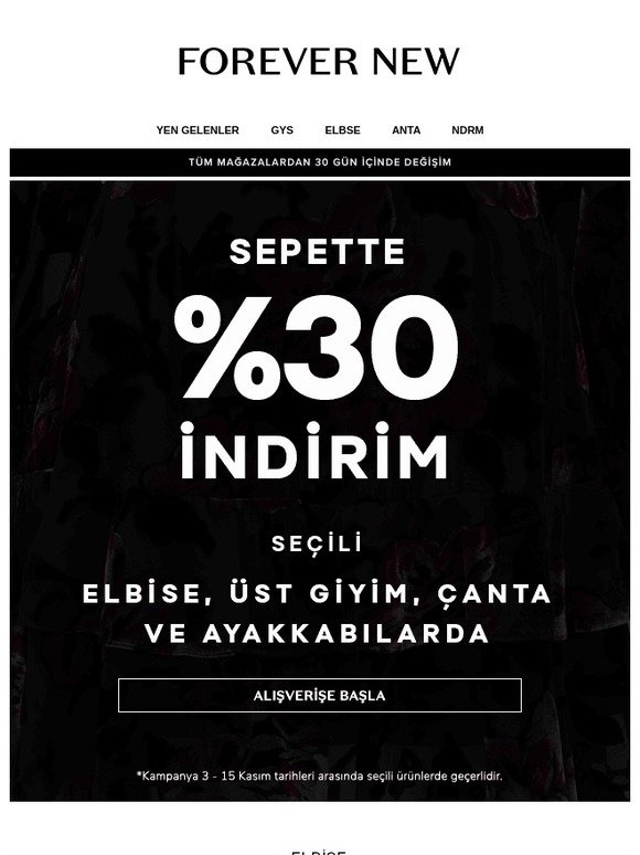 %30 İndirim | Kendinizi Ödüllendirin! 🎁