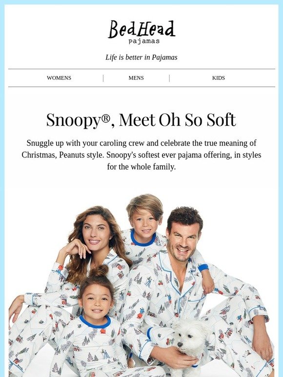 bedhead snoopy pajamas