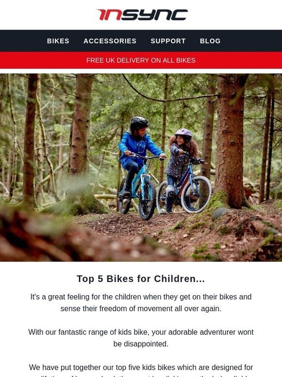Top 5 Bikes for Children...