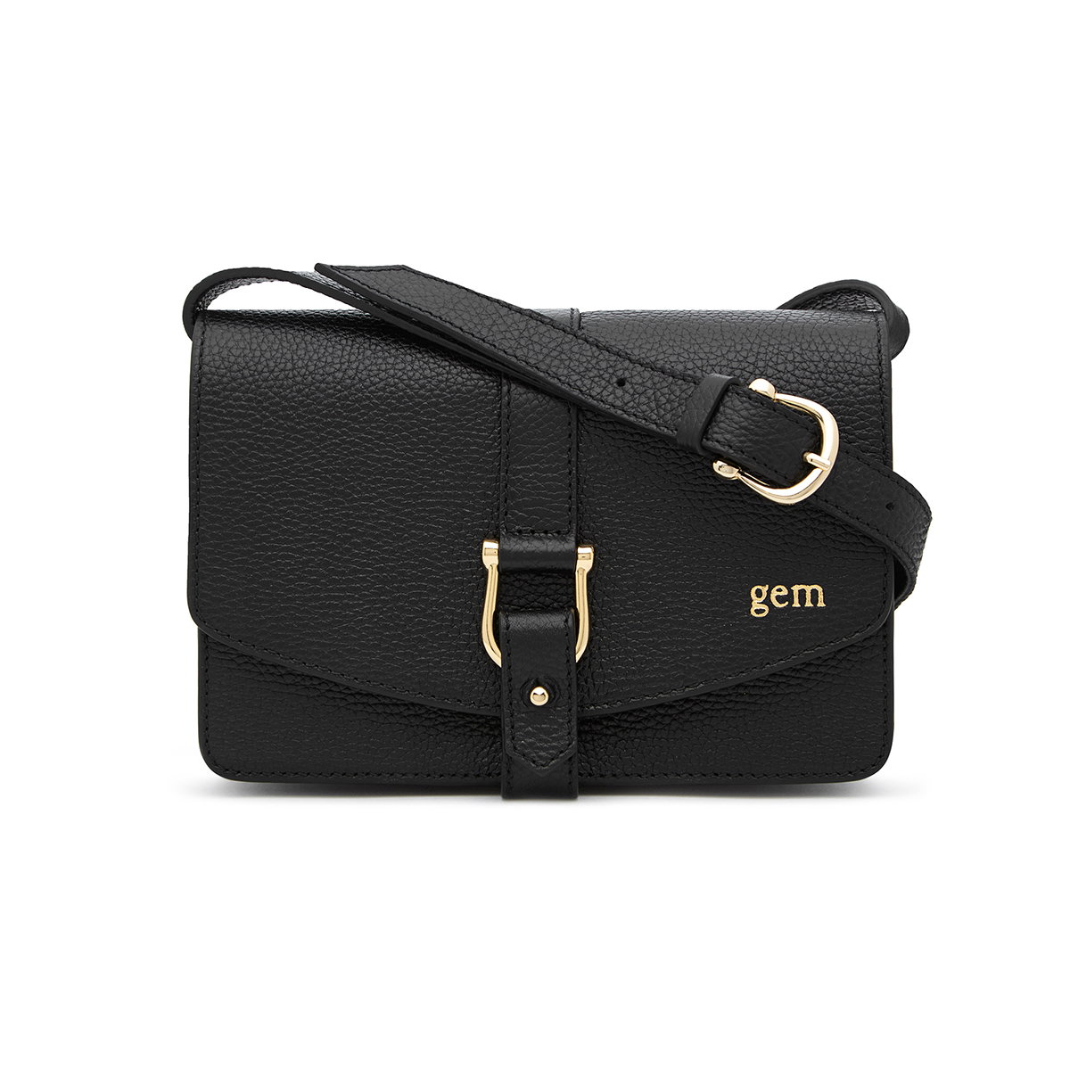 Mon Purse | Black Saddle Bag