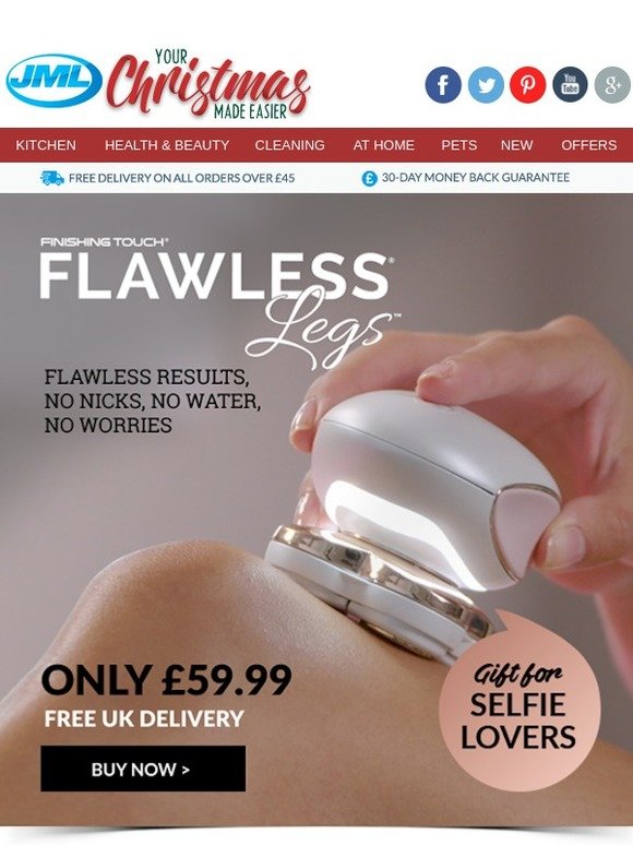 JML Direct Give your legs the Flawless Treatment Milled