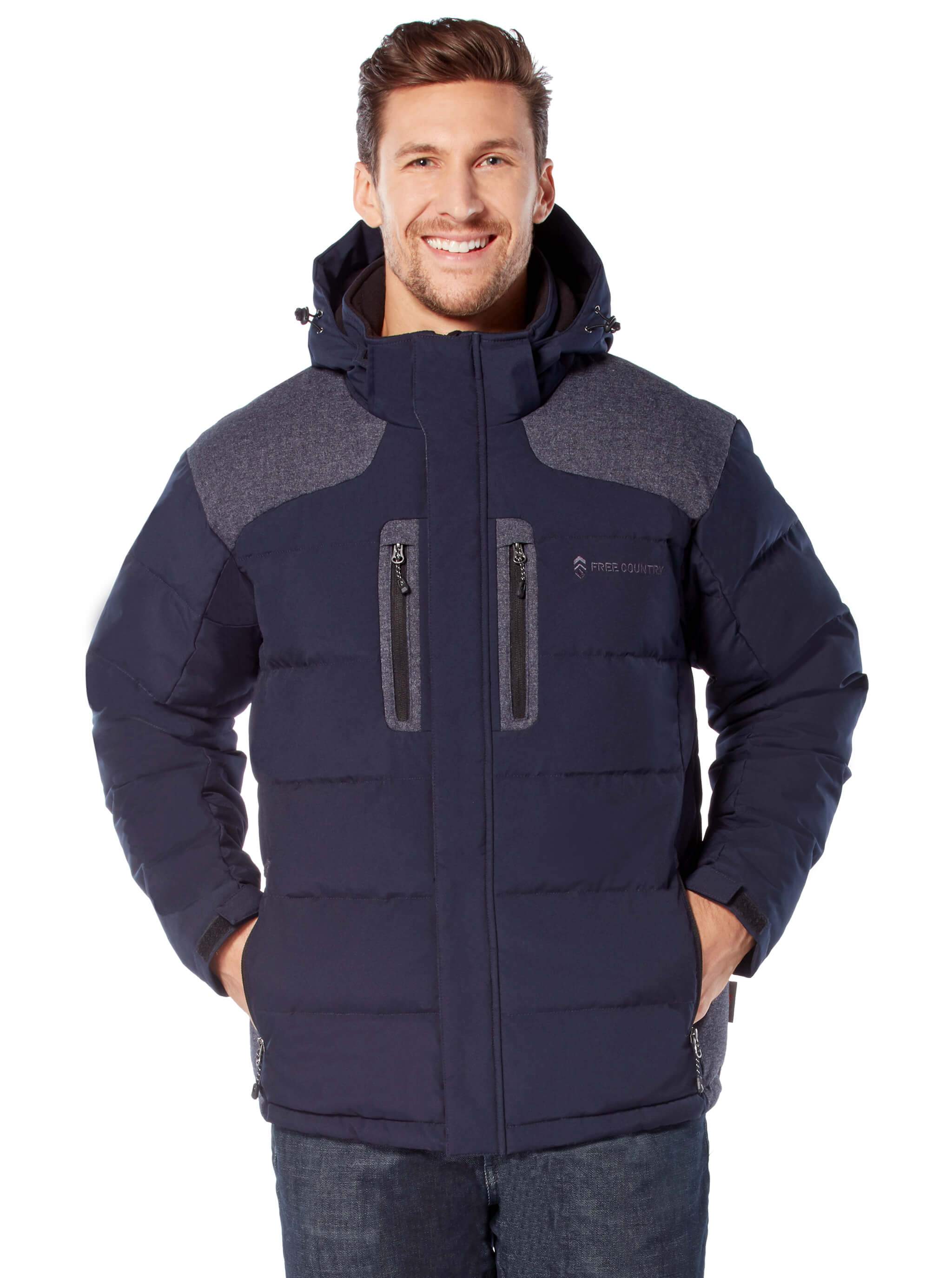 free country men's winter coats & jackets