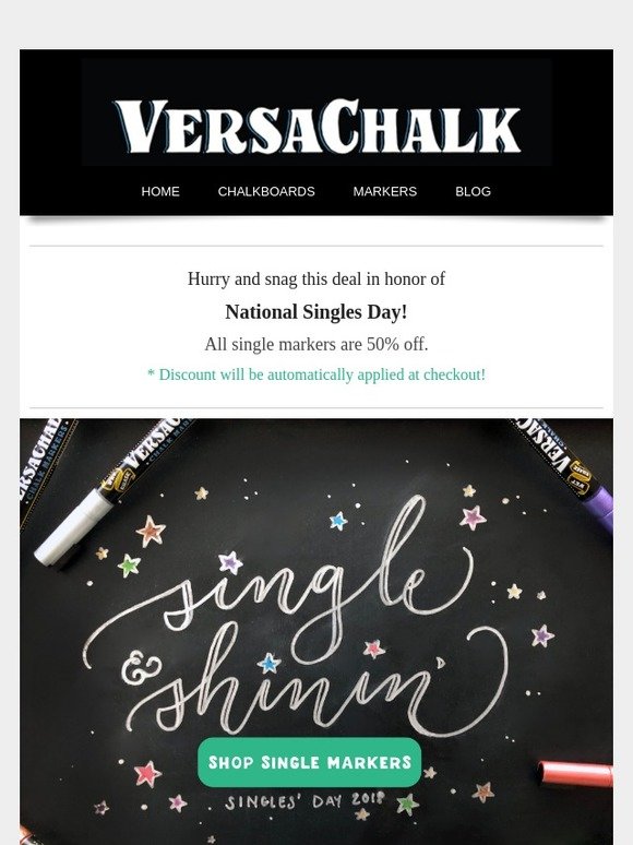 One (Single) Day Only!