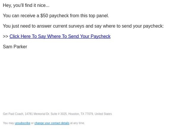 Join this survey panel for cash