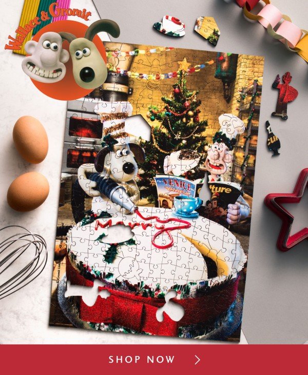 Wallace & Gromit Christmas Photo Album Weird & Wonderful Jigsaw Puzzles